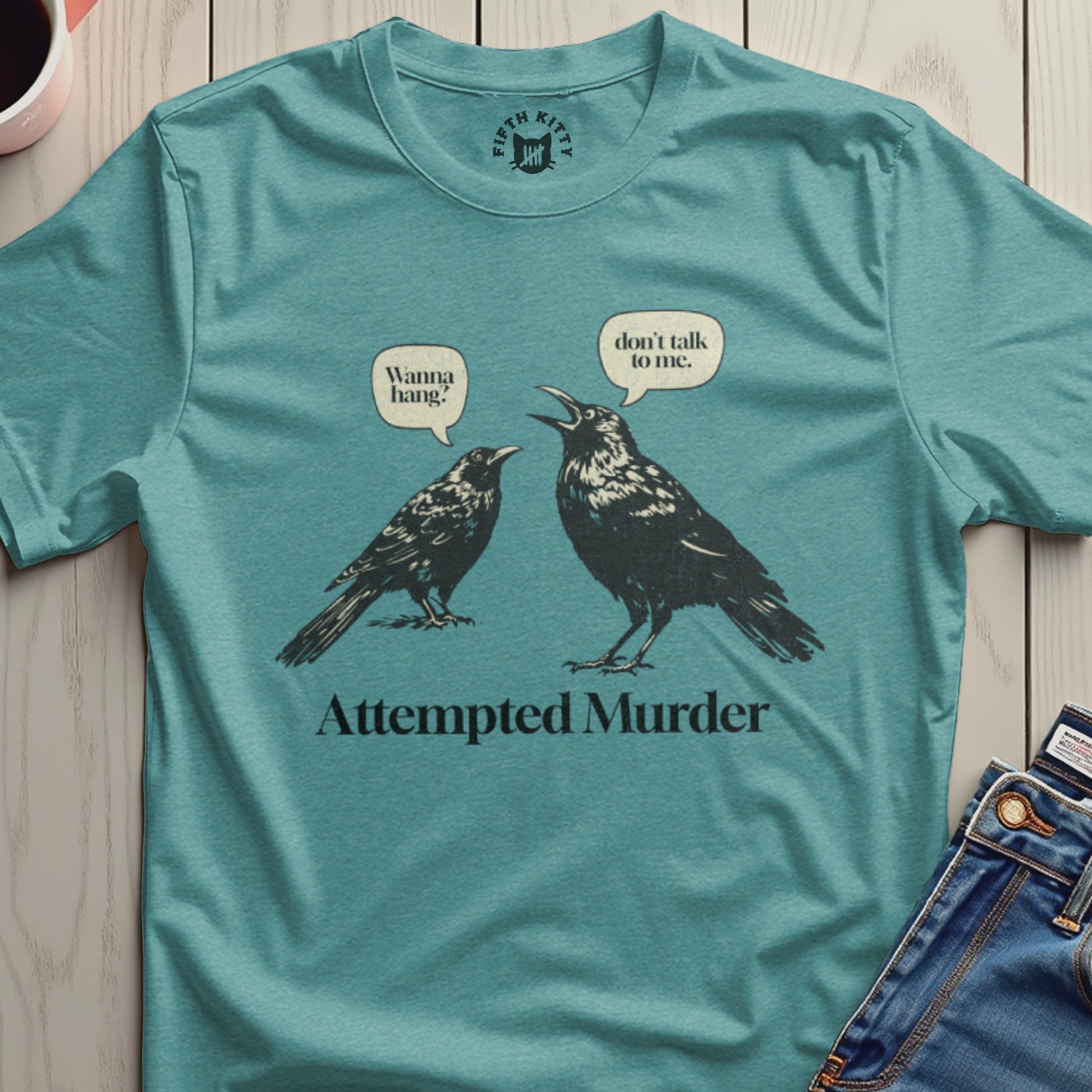Attempted Murder Funny Graphic Novelty Shirt