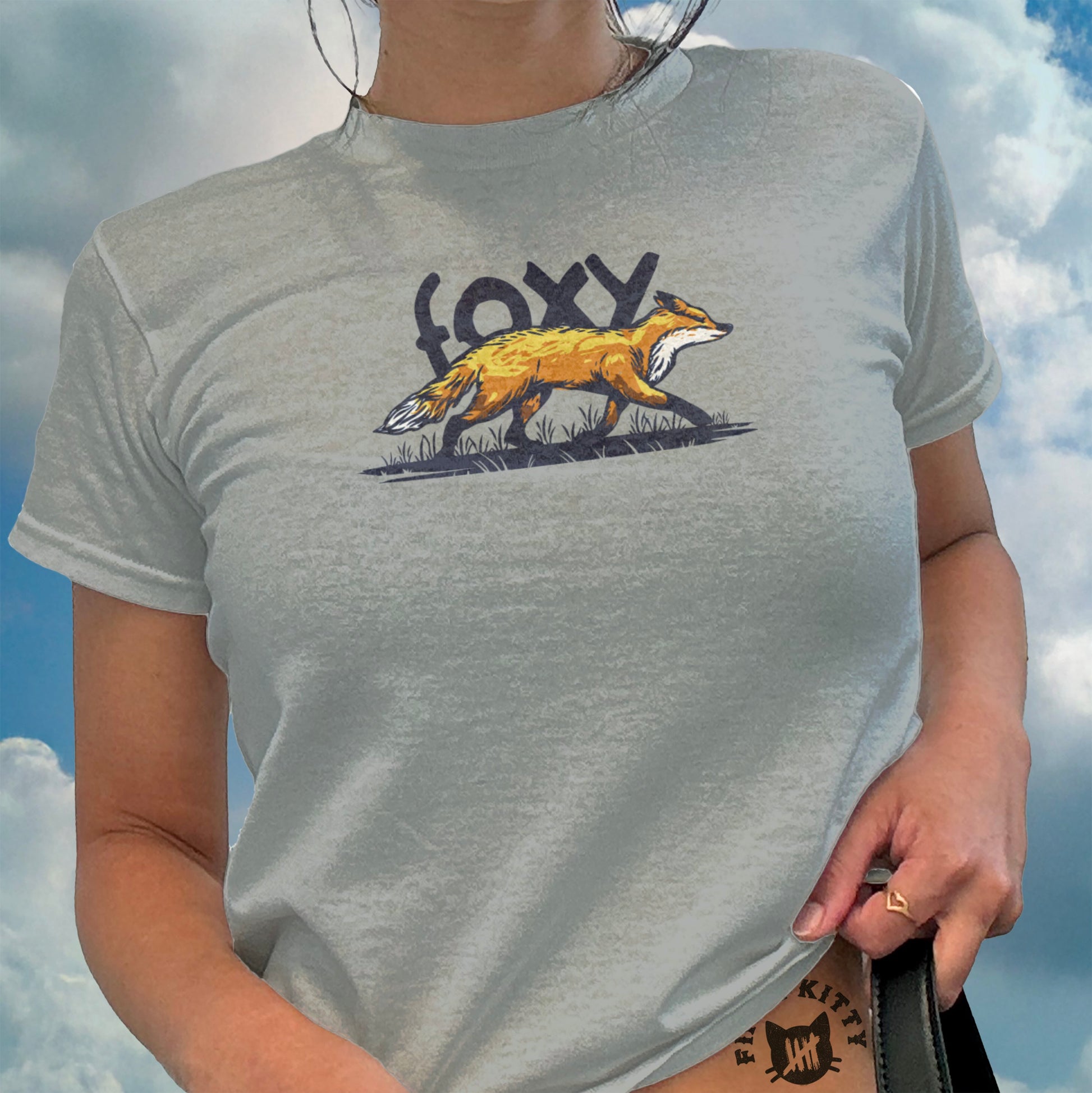 Stylish Foxy Graphic Tee for Casual Wear T-shirt Product