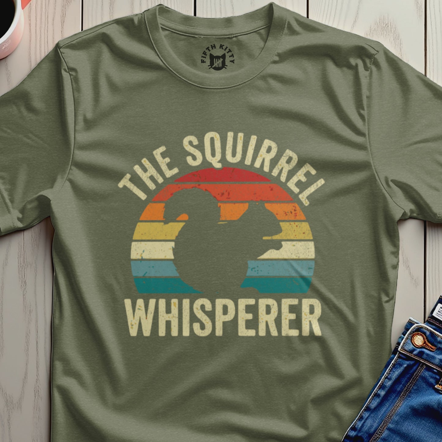 The Squirrel Whisperer Graphic T-Shirt Vintage Style