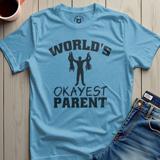 World's Okayest Parent Graphic T-Shirt product type