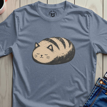 T-shirt with a sketch of a cat loaf graphic and a "Fifth Kitty" logo.