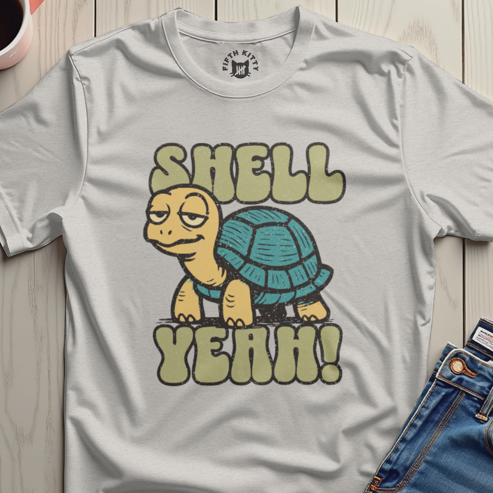 Shell Yeah Funny Turtle Graphic T-shirt Product