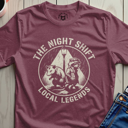 The Night Shift Local Legends Graphic Tee Shirt