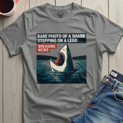 Rare Photo of a Shark Stepping on a Lego product type