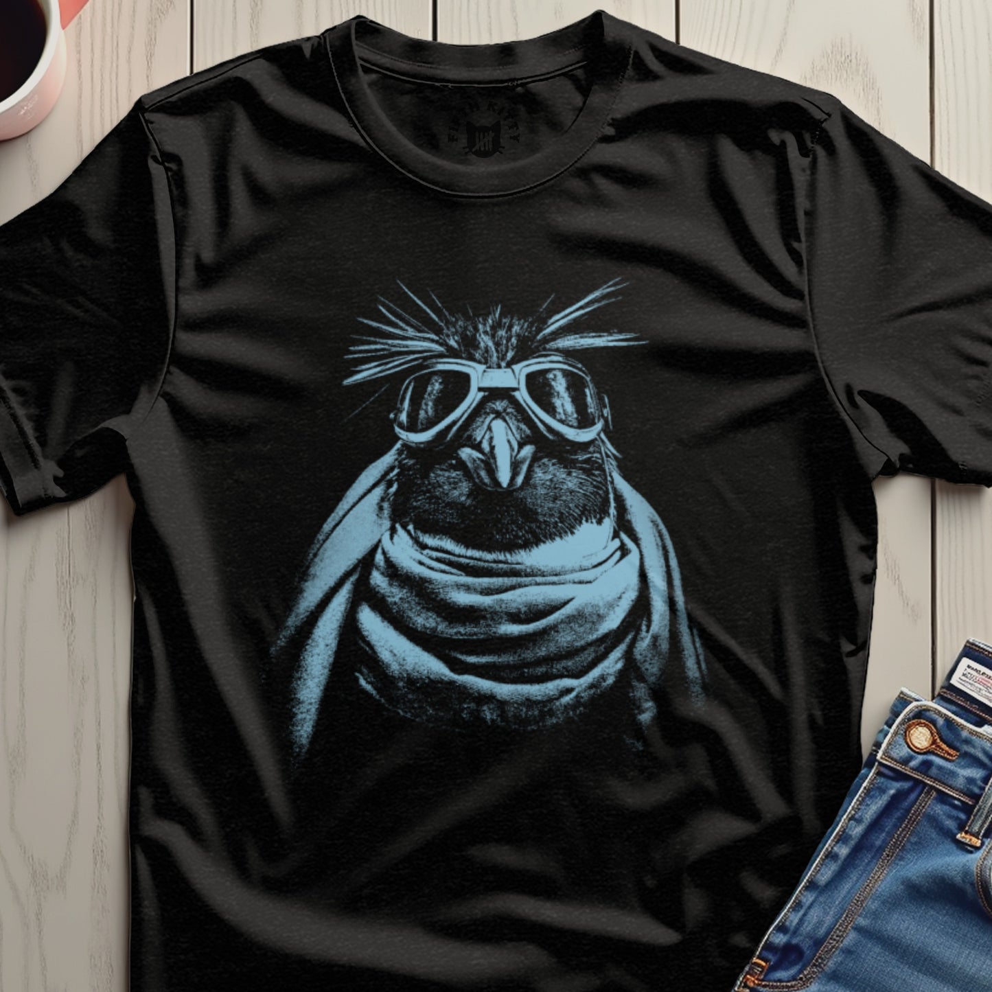 Cool Penguin With Sunglasses Graphic T-Shirt