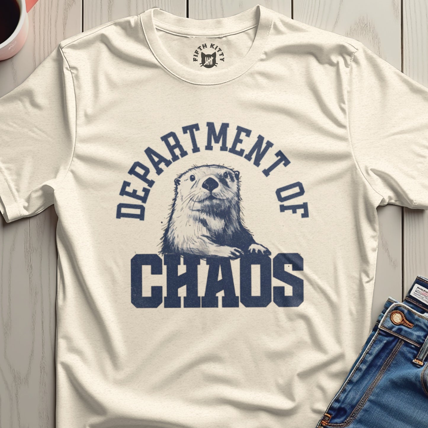 Department of Chaos Otter Graphic T-shirt