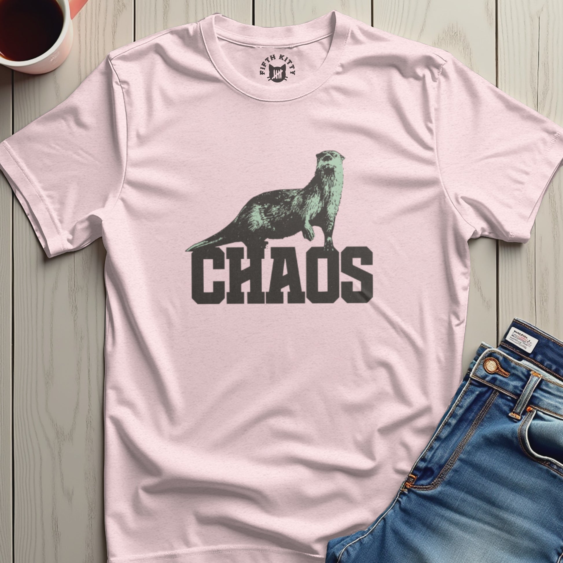 CHAOS Graphic Otter Design T-Shirt product