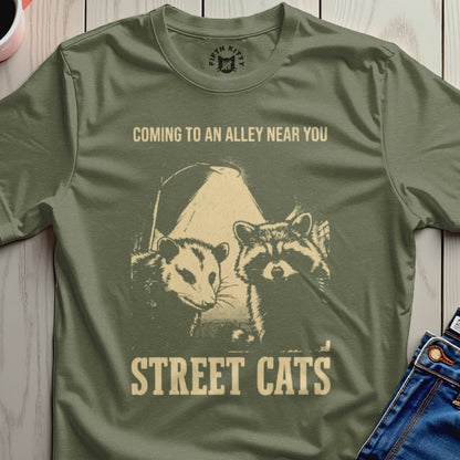 Coming to an Alley Near You Street Cats Shirt