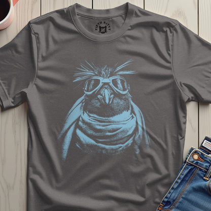 Cool Penguin with Sunglasses Graphic T-Shirt