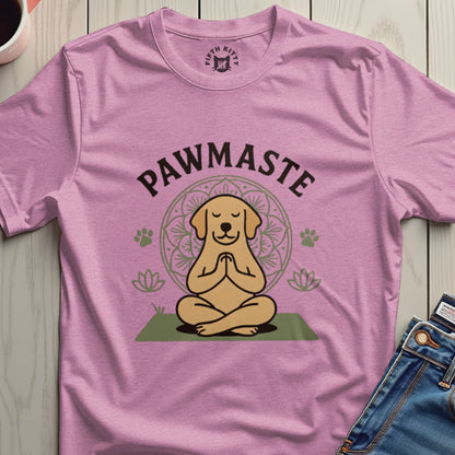 Pawmaste Dog Yoga Themed Graphic Tee