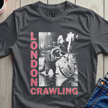 London Crawling Raccoon Graphic T-Shirt
