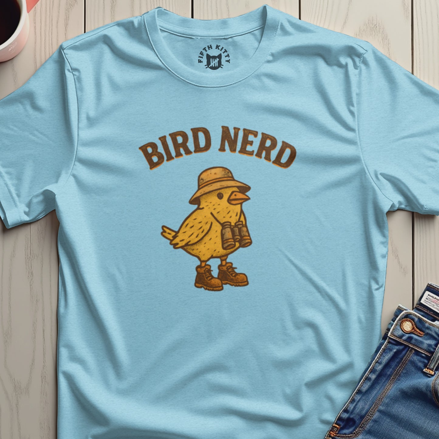 Bird Nerd T-Shirt featuring cute bird design