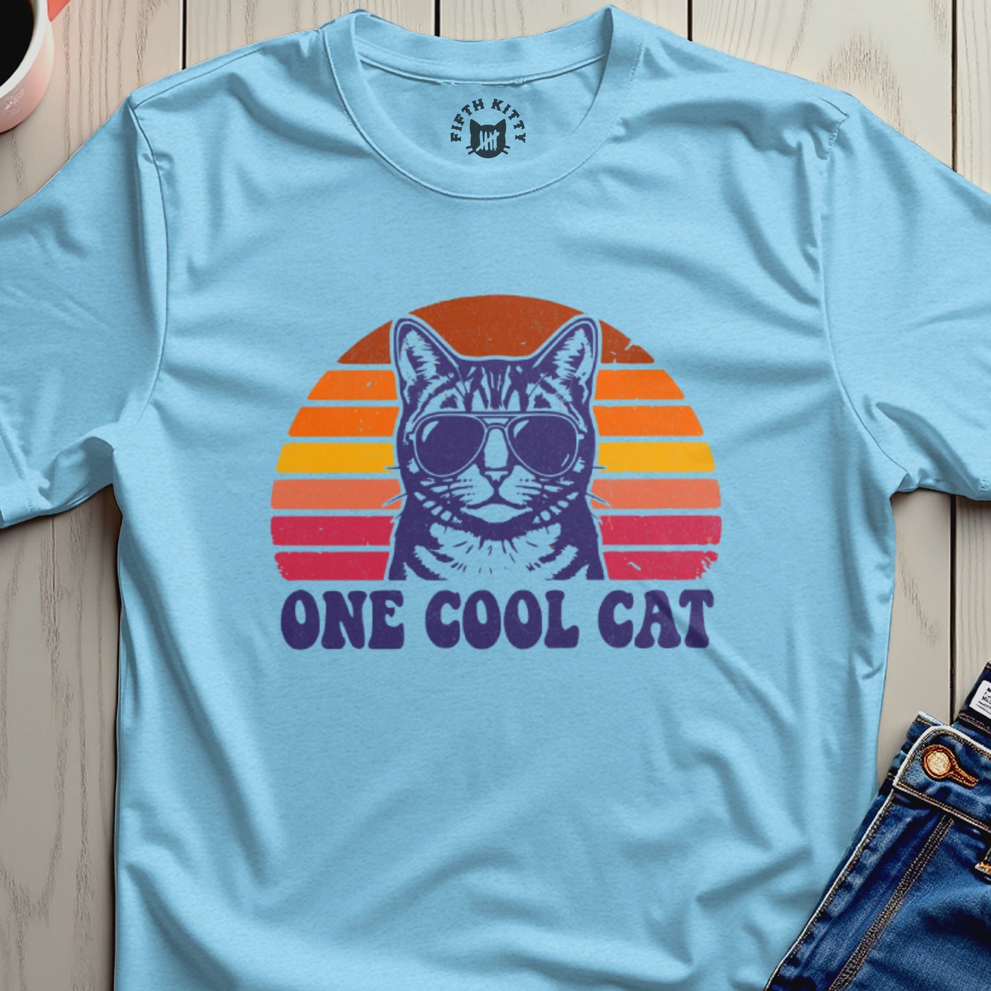 Retro Cool Cat T-Shirt