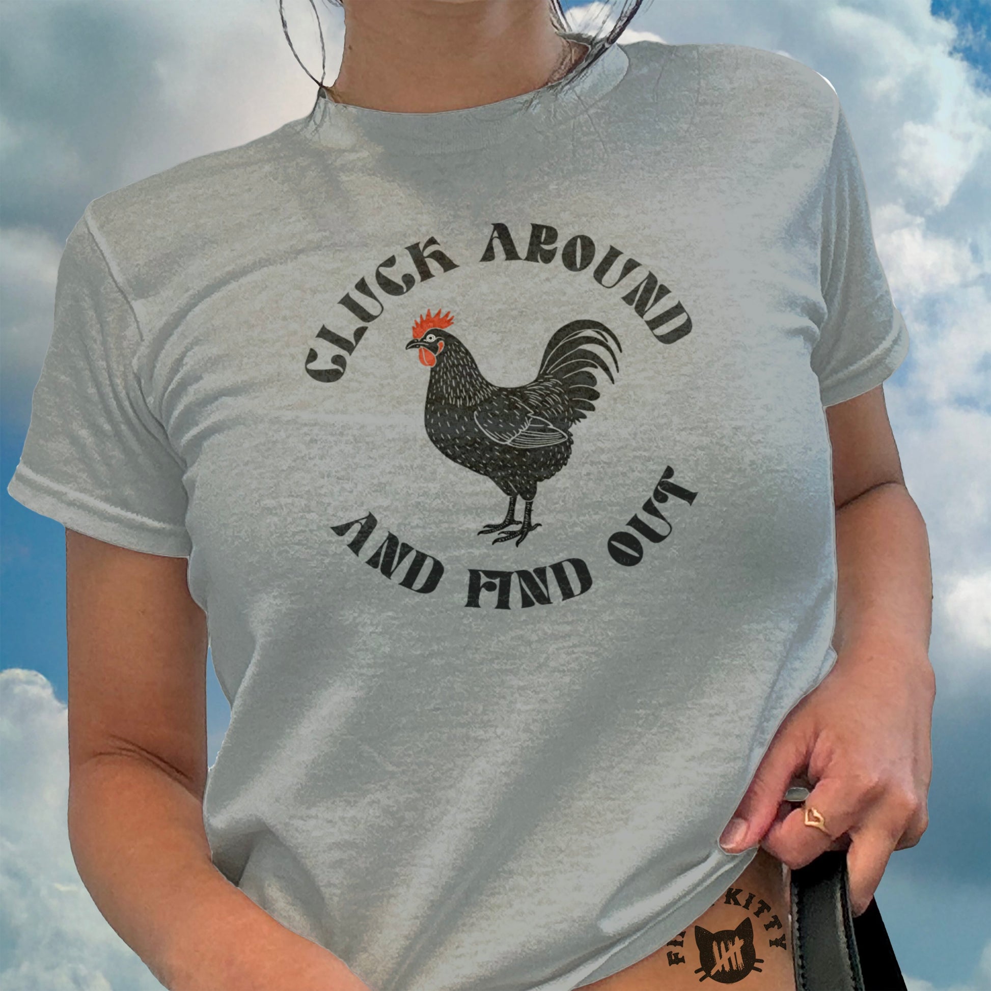 Cluck Around And Find Out Rooster Graphic Tee product