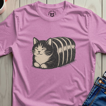 Pink t-shirt with a black and white striped cat illustration and "Fifth Kitty" logo.