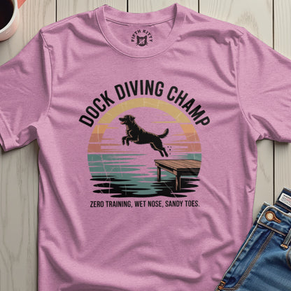 Dock Diving Champ Zero Training Wet Nose Women's T-Shirt