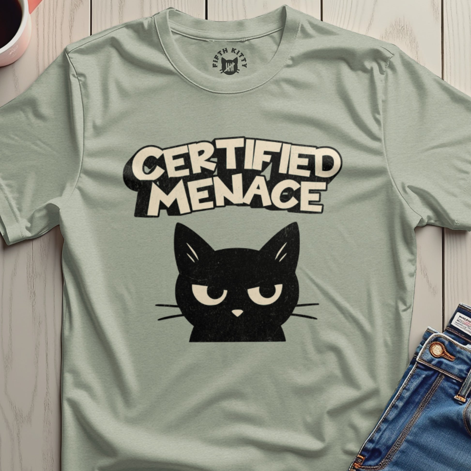 Certified Menace Graphic T-Shirt for a Bold Style