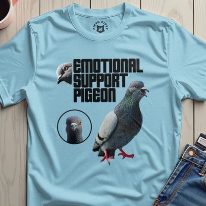 Emotional Support Pigeon Graphic Tee Shirt product