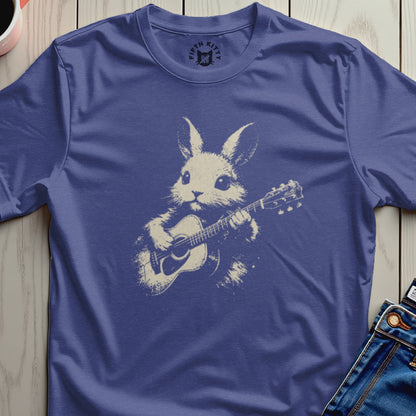 FIFTH KITTY Rabbit Guitar Music T-Shirt product type