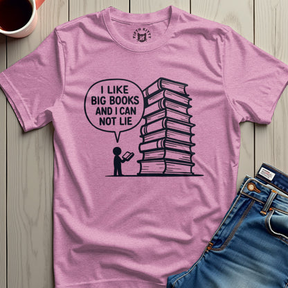 I Like Big Books and I Can Not Lie Graphic T-shirt product