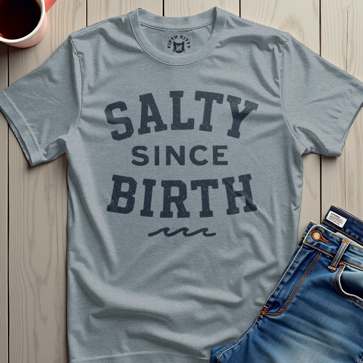Salty Since Birth Graphic T-shirt product type