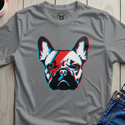 Colorful French Bulldog Design Graphic T-Shirt
