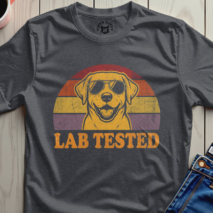 Lab Tested Retro Dog Graphic T-Shirt