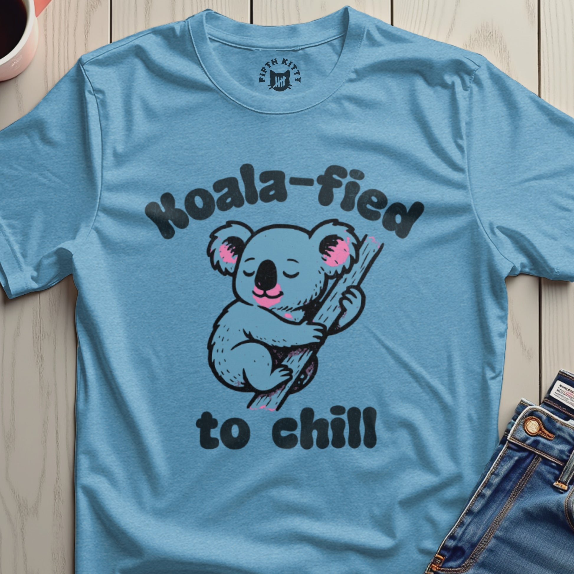 Koala-fied to Chill Cute Koala Graphic Tee