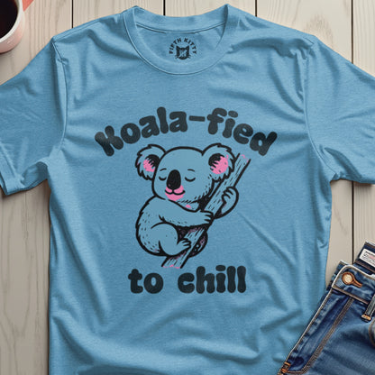 Koala-fied to Chill Cute Koala Graphic Tee