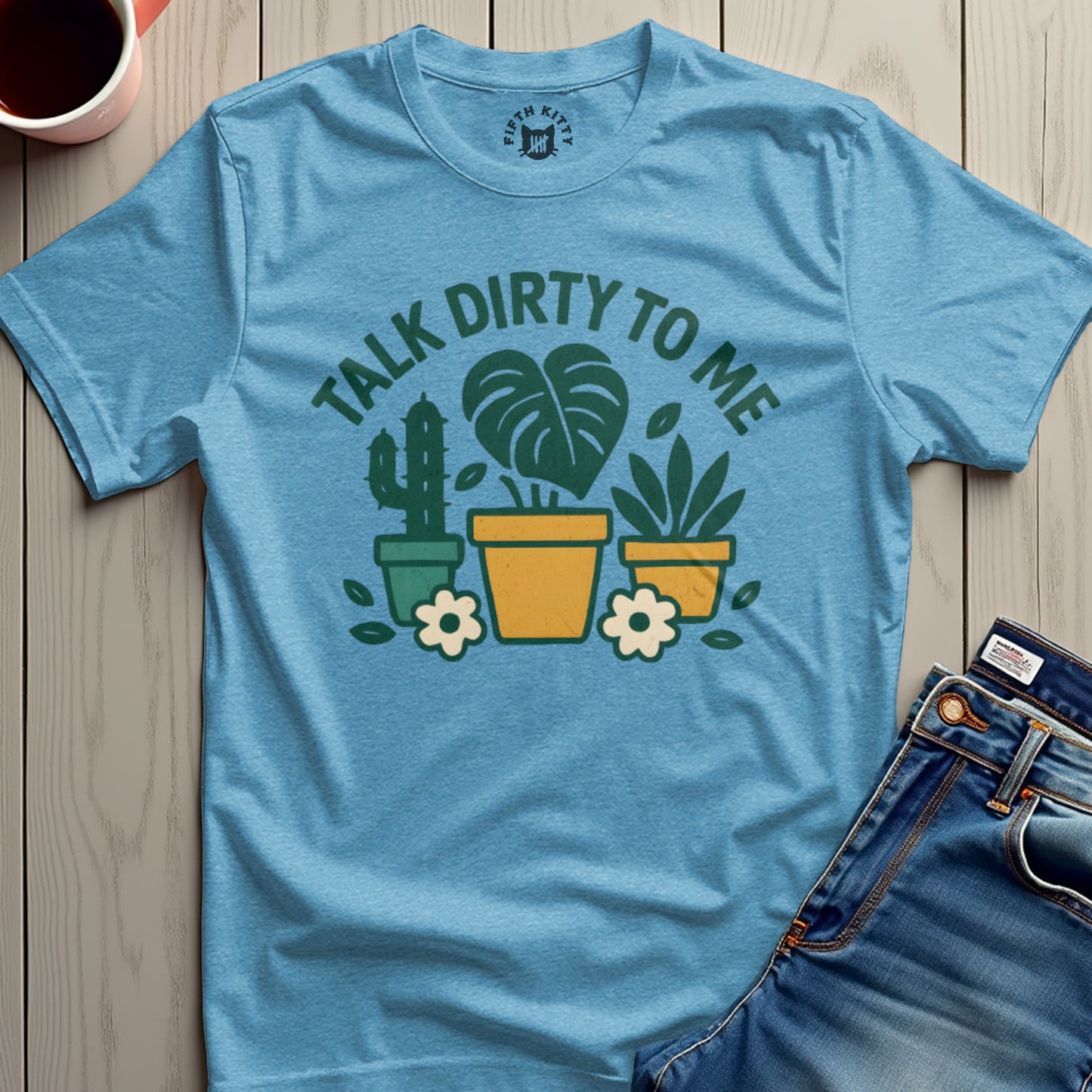 Talk Dirty to Me Plant Graphic T Shirt product