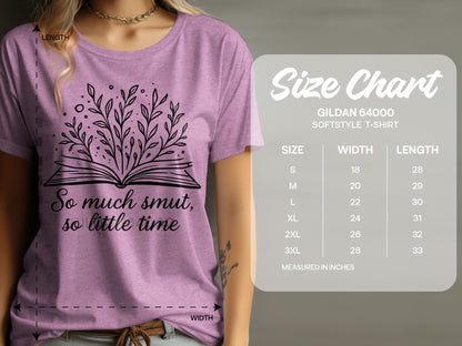 So Much Smut So Little Time Graphic T-shirt product