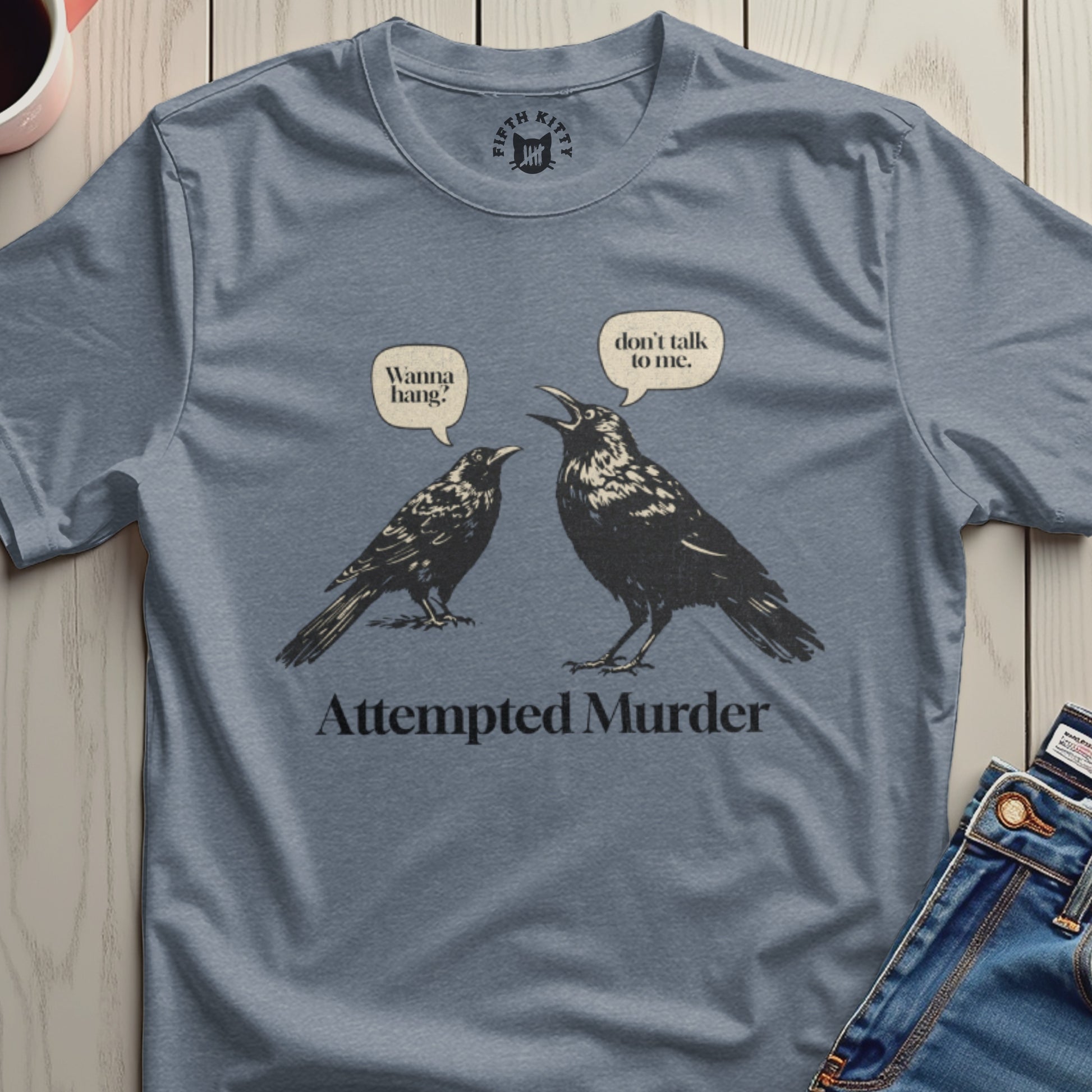 Attempted Murder Funny Graphic T-Shirt for Sale