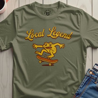 Local Legend Skateboarding Frog Graphic Tee