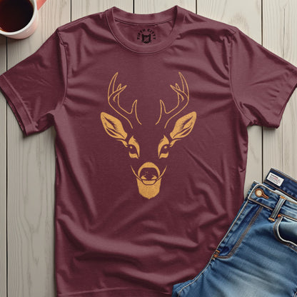 Majestic Deer Graphic Print Casual T-shirt product
