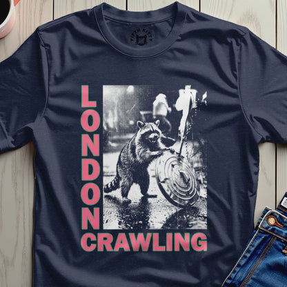 London Crawling Raccoon Urban Streetwear Shirt