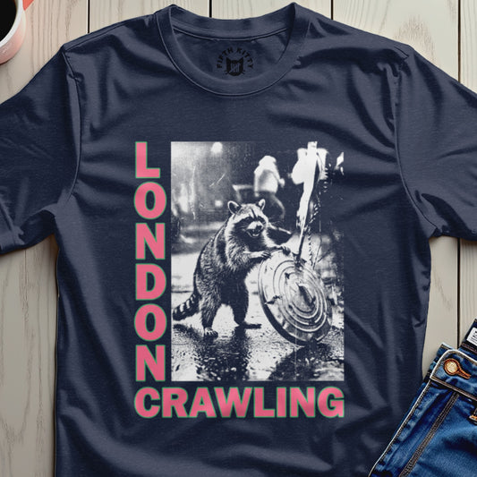 London Crawling Raccoon Urban Streetwear Shirt